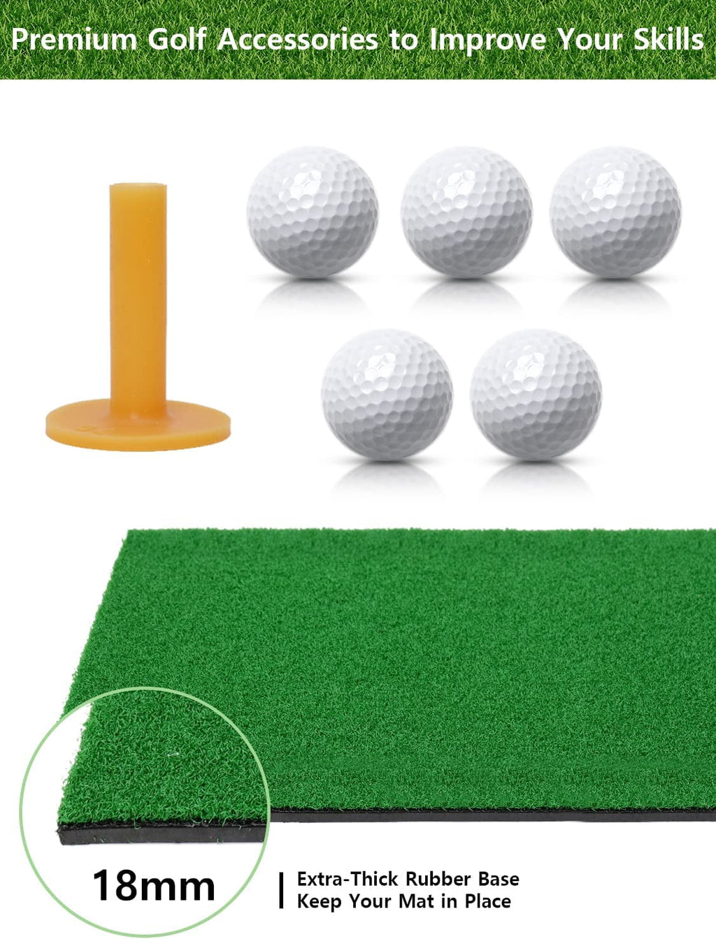 Golf Practice Net, 10x7ft Golf Hitting Aids Nets for Backyard Driving Chipping, Home Golf Swing Training
