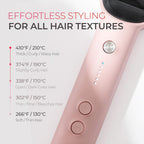 TYMO Ring Pink Hair Straightener Comb for Women, Hair Straightening Brush with Ceramic Coating, Smooth Frizz for Thick Curly Hair, Anti Scald, 20s Fast Heating, Lightweight for Travel, Gift for Girls